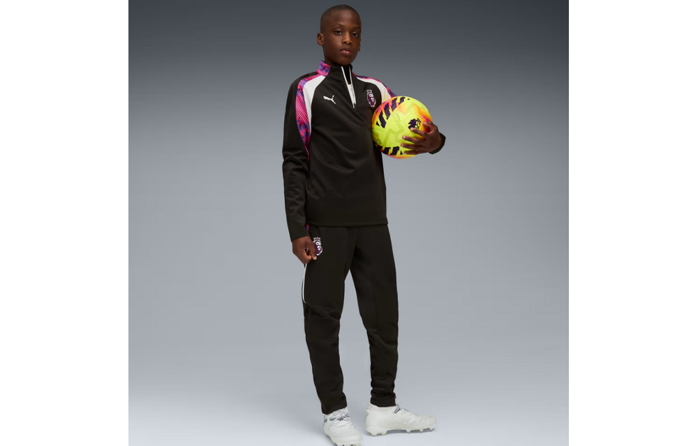 Puma Youth Premier League Brilliance Training Top - Black/White/Purple