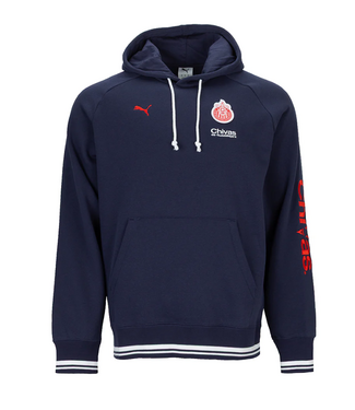 Puma Puma Chivas 2025 - 26 Fleece Hoodie - Navy Blue/Red