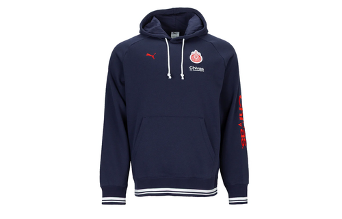 Puma Chivas 2025 - 26 Fleece Hoodie - Navy Blue/Red