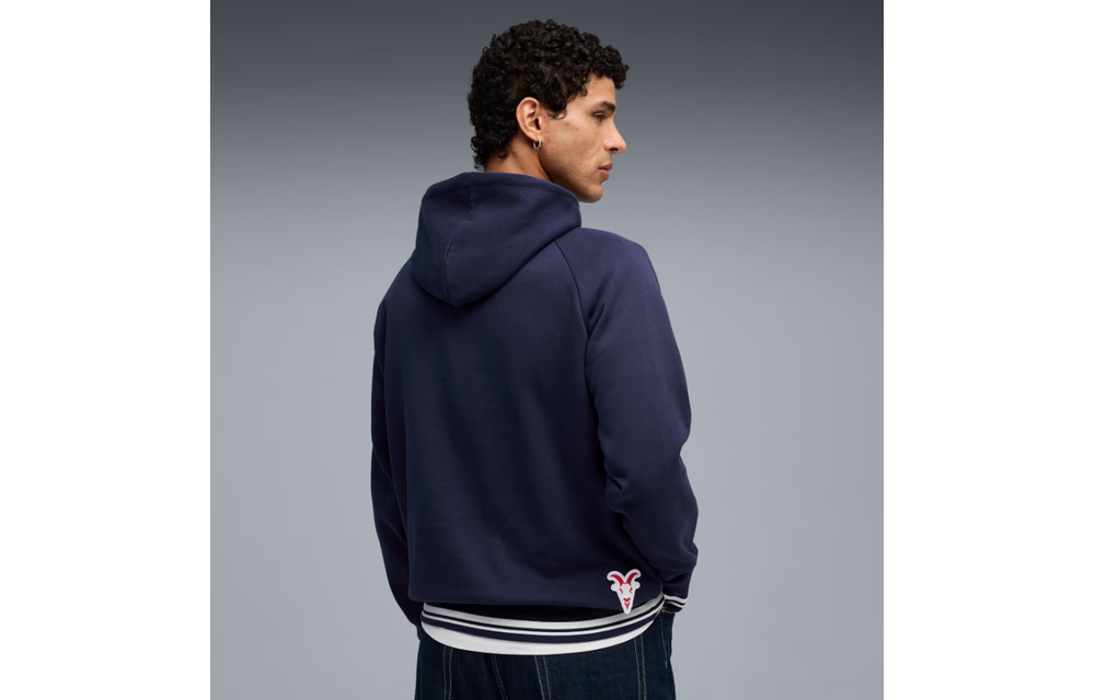 Puma Chivas 2025 - 26 Fleece Hoodie - Navy Blue/Red