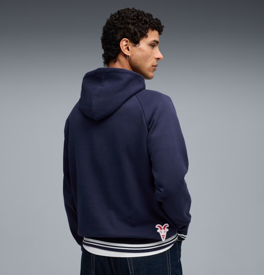 Puma Chivas 2025 - 26 Fleece Hoodie - Navy Blue/Red