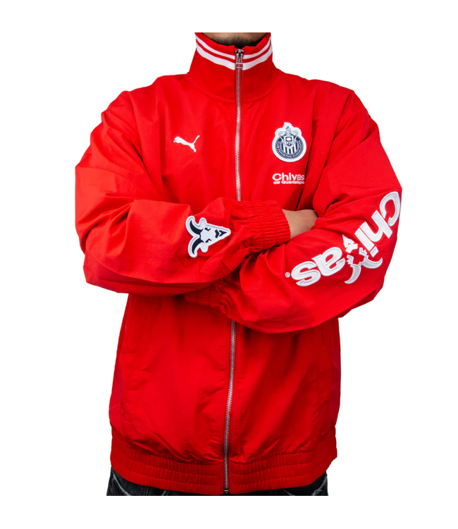 Puma Puma Chivas DG 2025 - 26 Varsity Training Jacket - Red