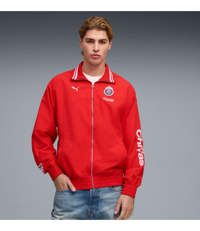 Puma Puma Chivas DG 2025 - 26 Varsity Training Jacket - Red