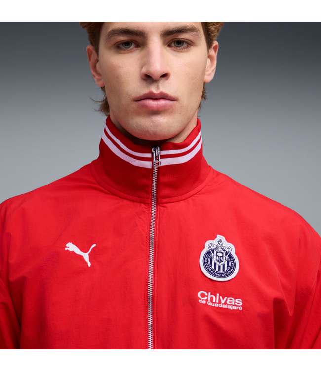Puma Puma Chivas DG 2025 - 26 Varsity Training Jacket - Red
