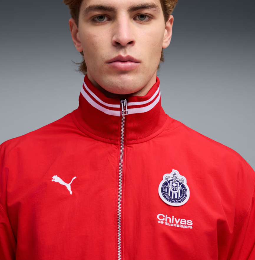 Puma Chivas DG 2025 - 26 Varsity Training Jacket - Red