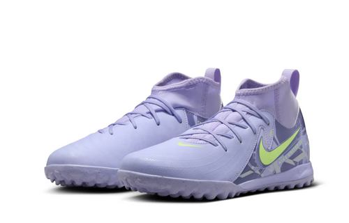 Nike Jr Phantom Luna II Academy United Pack DF TF Turf Shoes - Purple Agate/Barely Volt