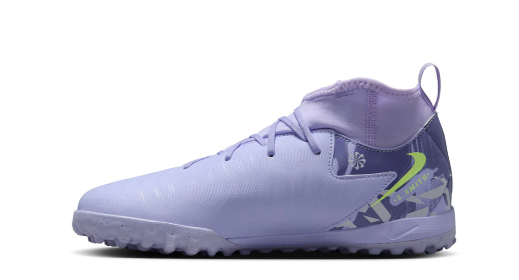Nike Jr Phantom Luna II Academy United Pack DF TF Turf Shoes - Purple Agate/Barely Volt