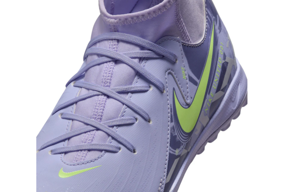 Nike Jr Phantom Luna II Academy United Pack DF TF Turf Shoes - Purple Agate/Barely Volt