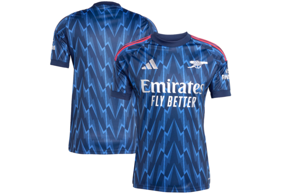 adidas Arsenal 2025 - 26 Youth Away Jersey - Night Indigo/Grey