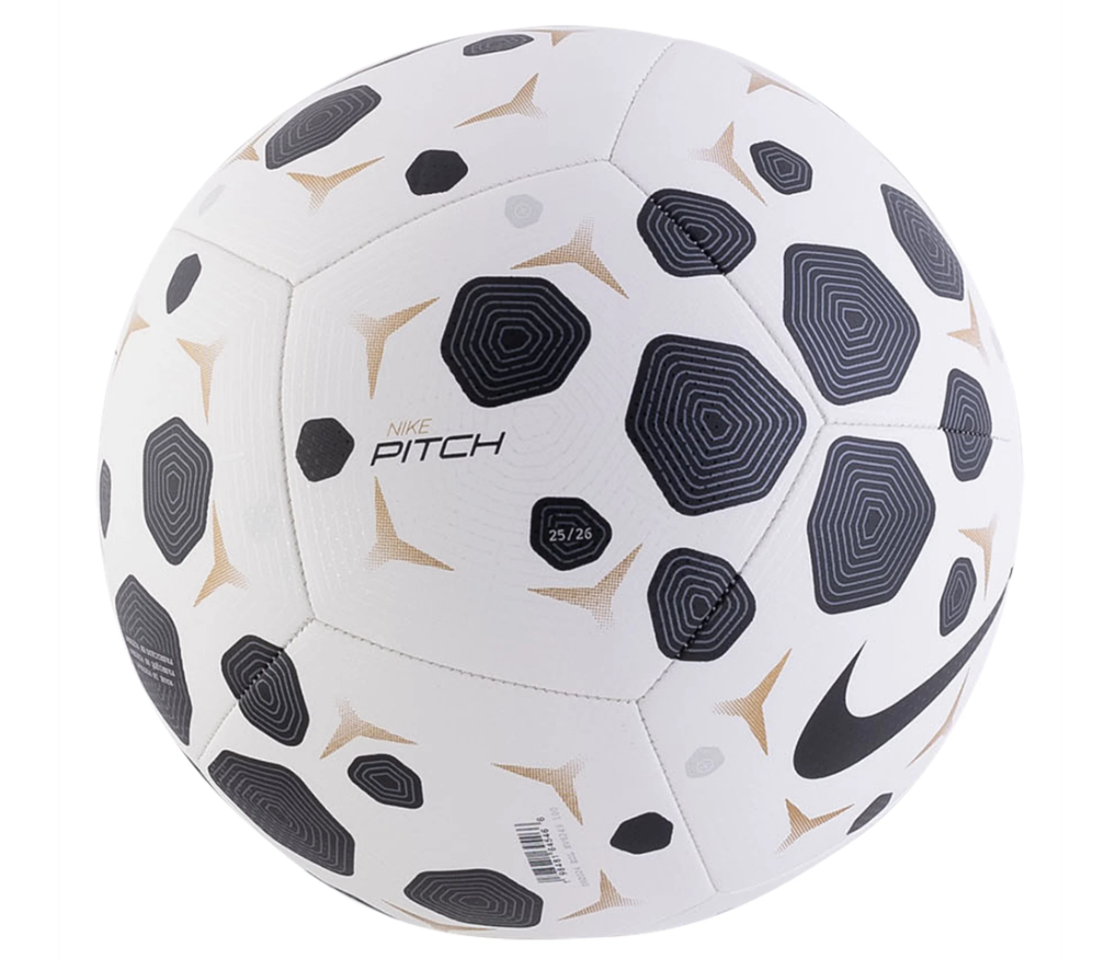 Nike 2025 -26 Pitch Training Ball - White/Black/Gold