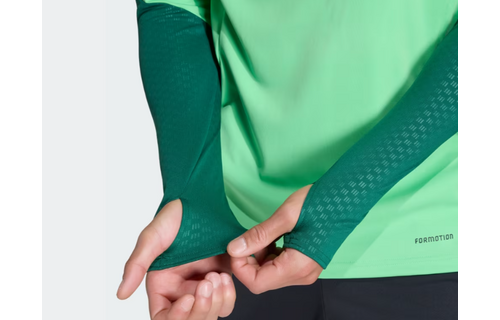 adidas Mexico World Cup 2026 Long Sleeve Tiro Training Top - Semi Flash Green