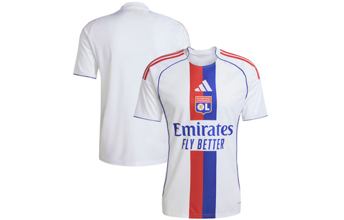 adidas Olympique Lyon 2025 - 26 Home Soccer Jersey - White