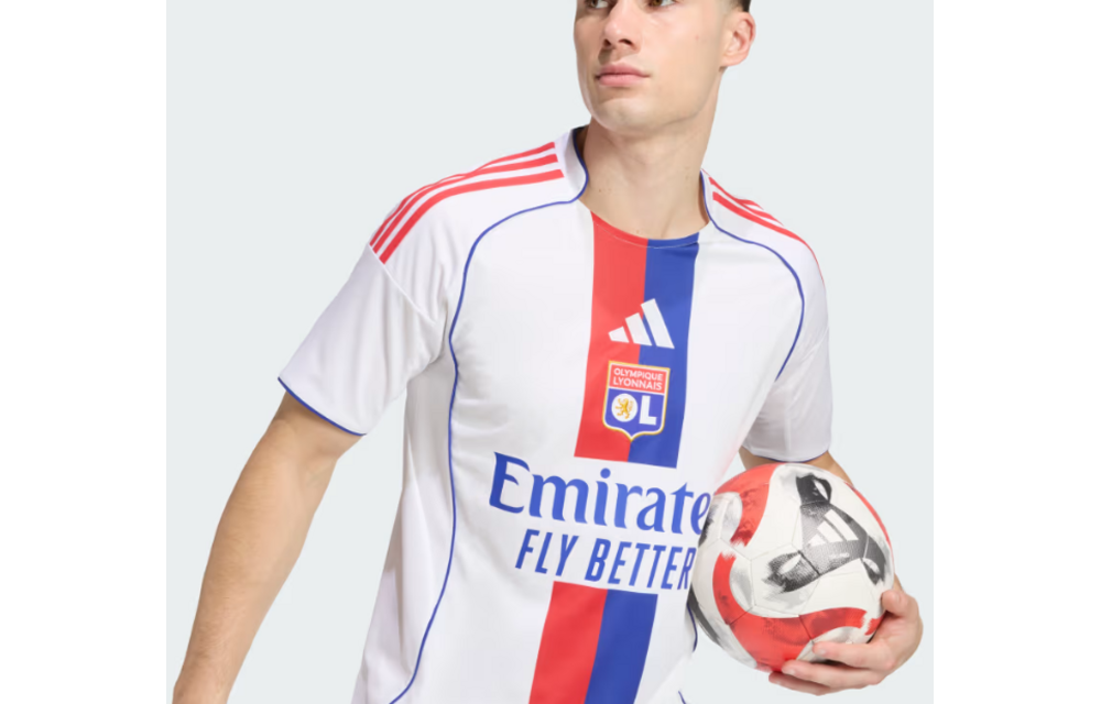 adidas Olympique Lyon 2025 - 26 Home Soccer Jersey - White