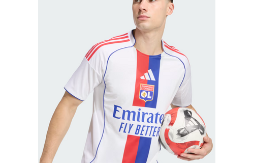 adidas Olympique Lyon 2025 - 26 Home Soccer Jersey - White