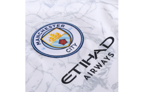 Puma Manchester City x KidSuper 2025 -26 Club World Cup Jersey - White/Black?red