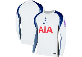 Nike Tottenham Hotspur 2025- 26 Long Sleeve Home Jersey - White/Light Iron Ore/Binary Blue