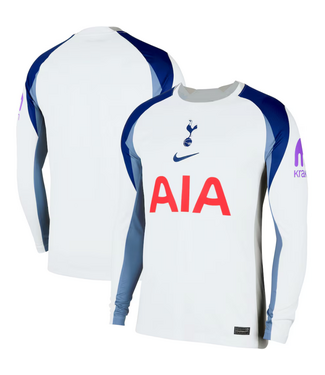 Nike Nike Tottenham Hotspur 2025- 26 Long Sleeve Home Jersey - White/Light Iron Ore/Binary Blue