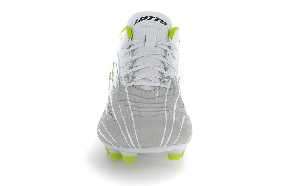 Lotto Solista 700 IX FG / MG Soccer Shoes - White/Lime Green