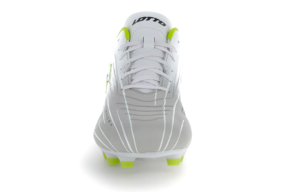Lotto Solista 700 IX FG / MG Soccer Shoes - White/Lime Green