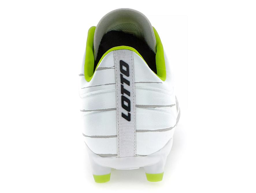 Lotto Solista 700 IX FG / MG Soccer Shoes - White/Lime Green