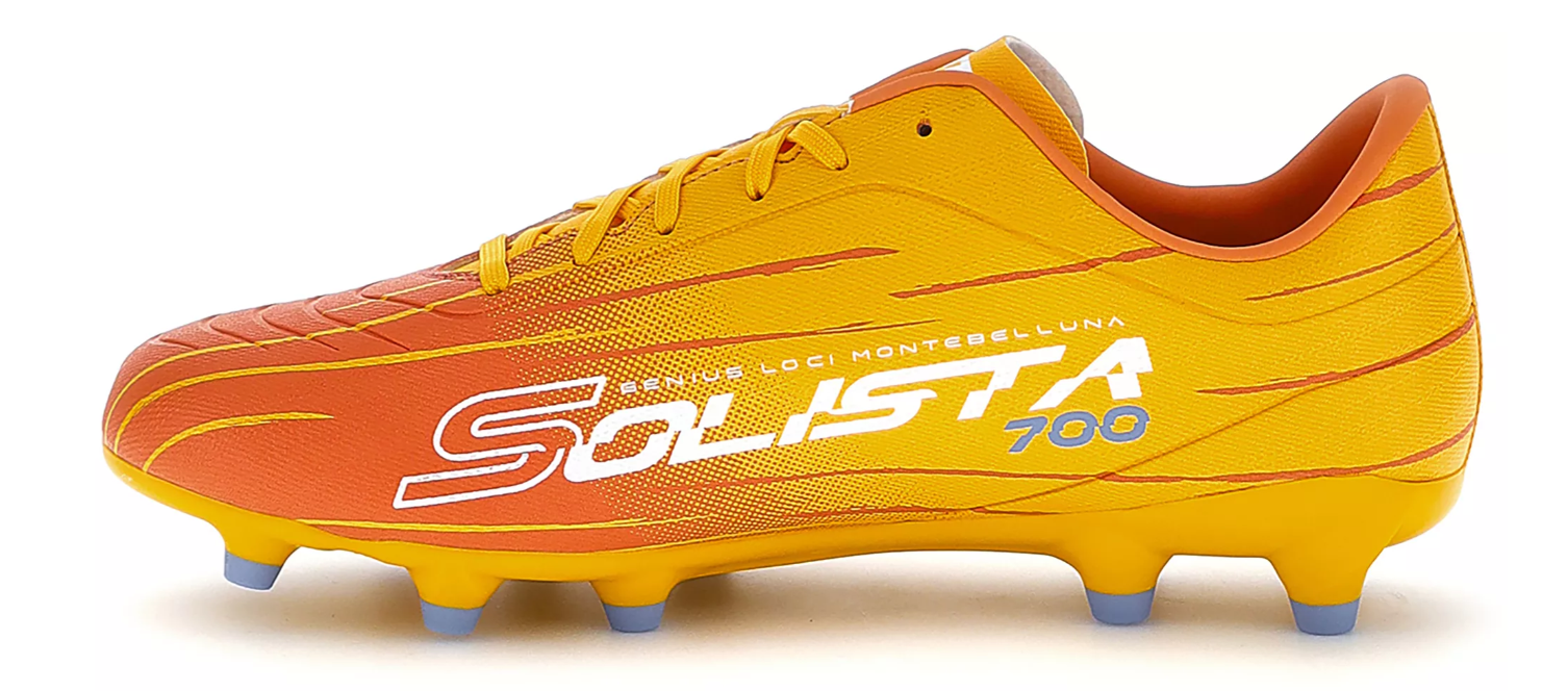Lotto Solista 700 IX FG / MG Soccer Shoes - Ray Yellow/Melon Orange