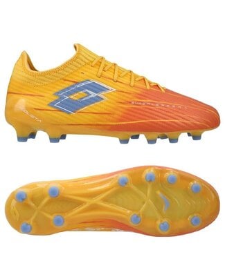 Lotto Lotto Solista 200 IX FG / MG Soccer Shoes - Ray Yellow/Melon Orange