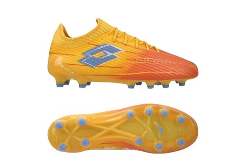 Lotto Solista 200 IX FG / MG Soccer Shoes - Ray Yellow/Melon Orange