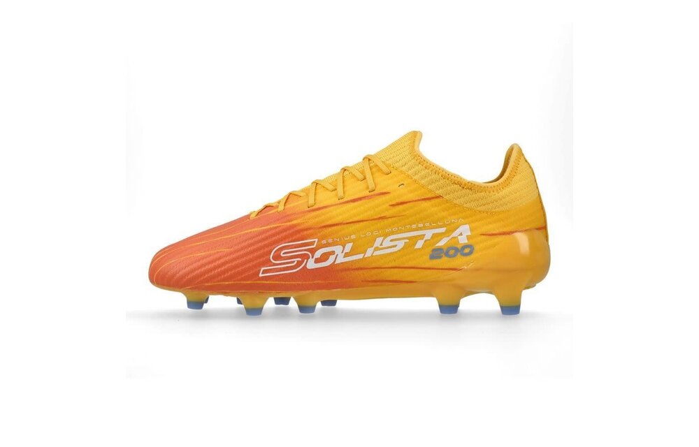 Lotto Solista 200 IX FG / MG Soccer Shoes - Ray Yellow/Melon Orange