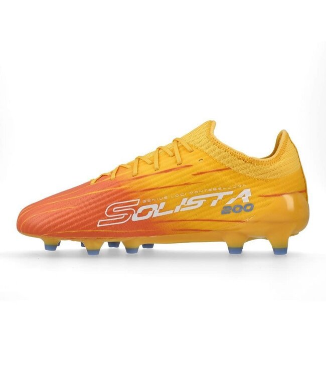 Lotto Lotto Solista 200 IX FG / MG Soccer Shoes - Ray Yellow/Melon Orange