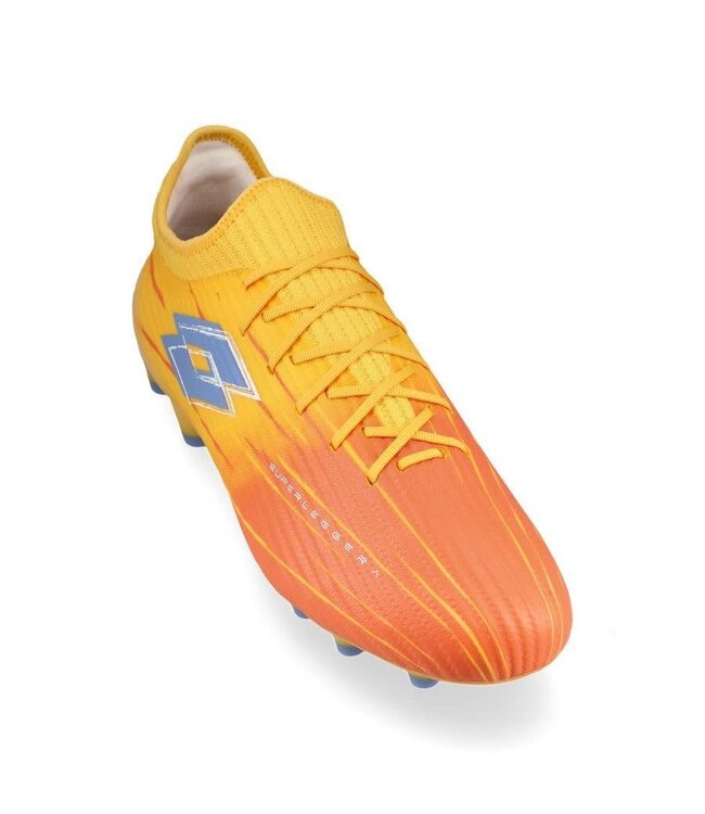Lotto Lotto Solista 200 IX FG / MG Soccer Shoes - Ray Yellow/Melon Orange