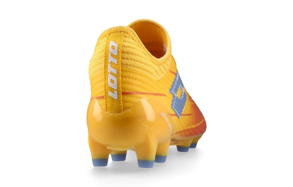 Lotto Solista 200 IX FG / MG Soccer Shoes - Ray Yellow/Melon Orange