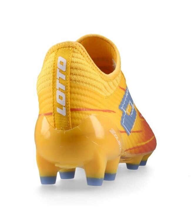 Lotto Lotto Solista 200 IX FG / MG Soccer Shoes - Ray Yellow/Melon Orange