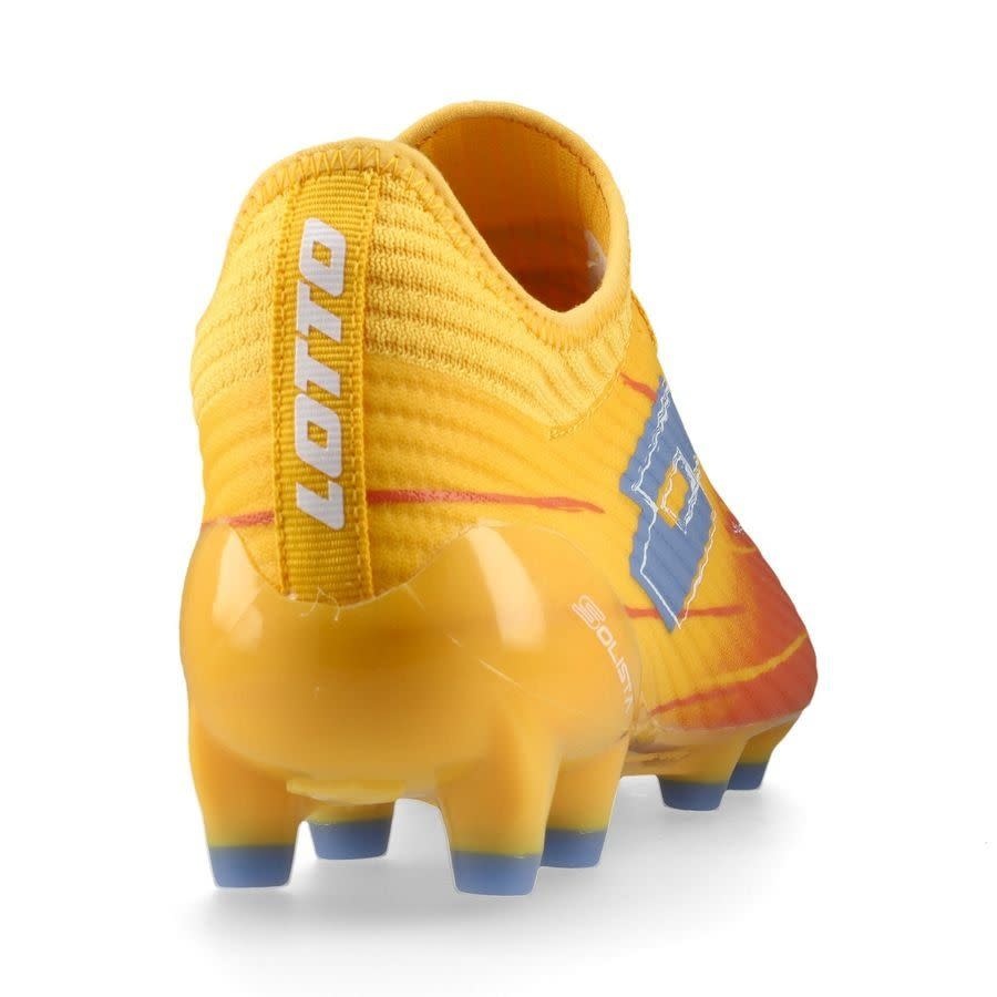 Lotto Solista 200 IX FG / MG Soccer Shoes - Ray Yellow/Melon Orange