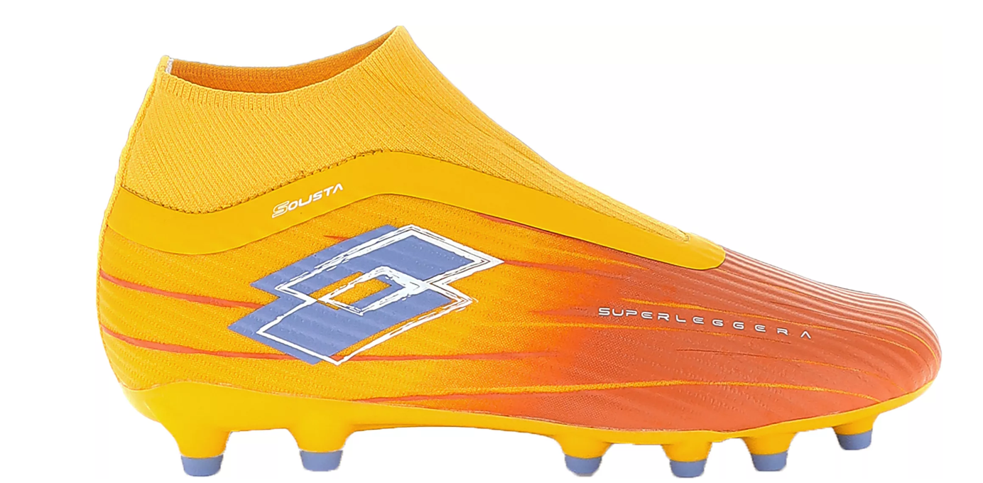 Lotto Solista 300 IX FG / MG Soccer Shoes - Ray Yellow/Melon Orange