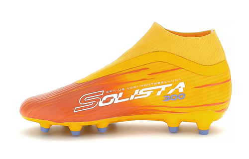 Lotto Solista 300 IX FG / MG Soccer Shoes - Ray Yellow/Melon Orange