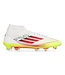 adidas adidas Womens F50 PRO Mid FG Soccer Shoes - Cloud White/Lucid Red/Solar Yellow