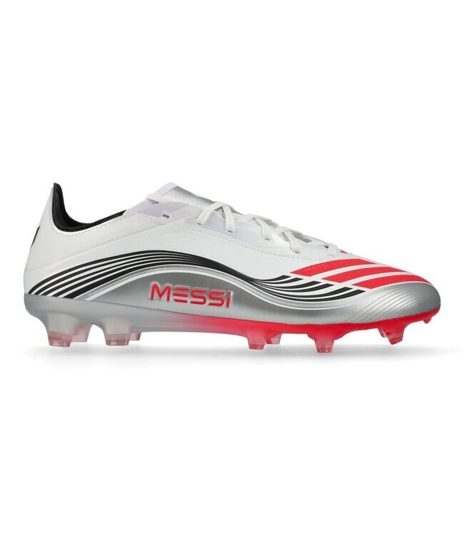 adidas adidas F50 PRO Messi Presti10 FG / MG - White/Lucid Red/Silver Metallic