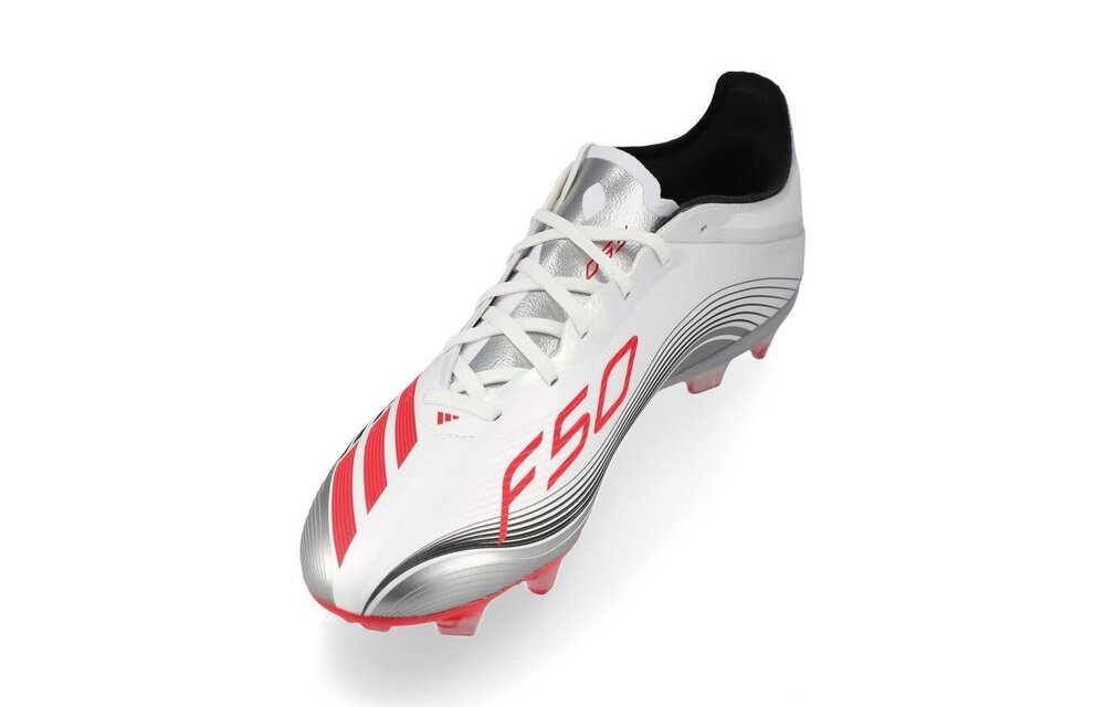 adidas F50 PRO Messi Presti10 FG / MG - White/Lucid Red/Silver Metallic