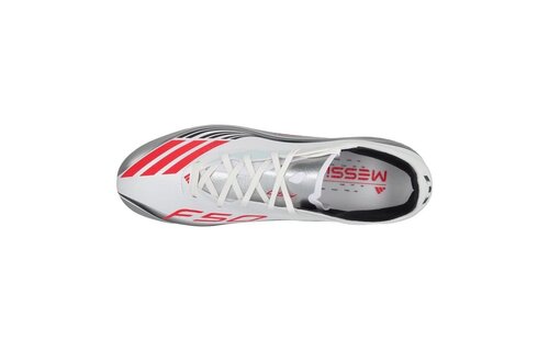 adidas F50 PRO Messi Presti10 FG / MG - White/Lucid Red/Silver Metallic