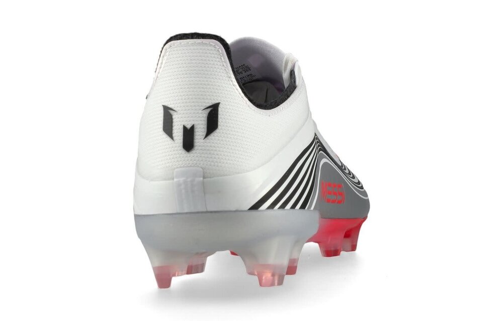 adidas F50 PRO Messi Presti10 FG / MG - White/Lucid Red/Silver Metallic