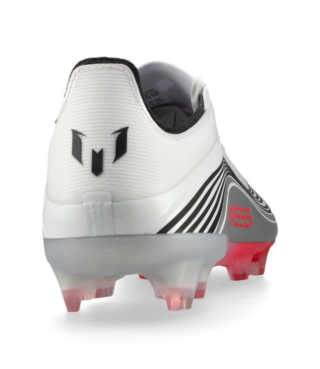 adidas adidas F50 PRO Messi Presti10 FG / MG - White/Lucid Red/Silver Metallic