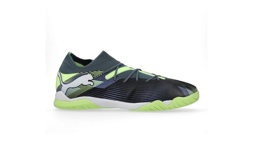 Puma Future 7 Match IT Indoor Shoes - Grey Skies/White/Fizzy Apple