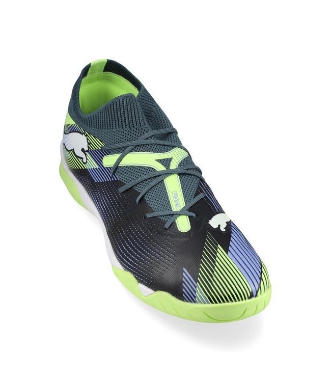 Puma Puma Future 7 Match IT Indoor Shoes - Grey Skies/White/Fizzy Apple