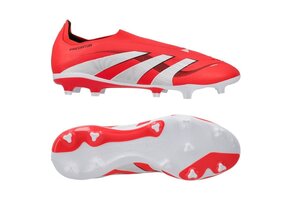 adidas Predator 25 League LL Laceless FG Pure Victory Pack -Lucid Red/White/Black