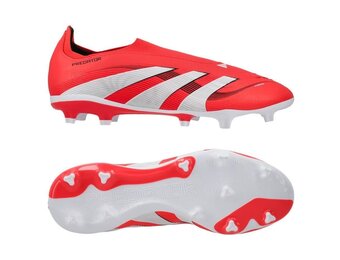 adidas Predator 25 League LL Laceless FG Pure Victory Pack -Lucid Red/White/Black