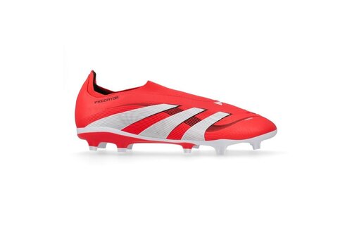 adidas Predator 25 League LL Laceless FG Pure Victory Pack -Lucid Red/White/Black