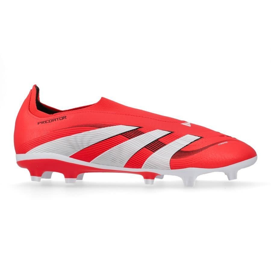 adidas Predator 25 League LL Laceless FG Pure Victory Pack -Lucid Red/White/Black