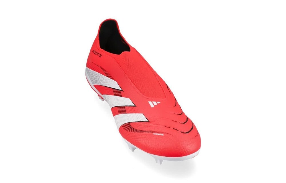 adidas Predator 25 League LL Laceless FG Pure Victory Pack -Lucid Red/White/Black