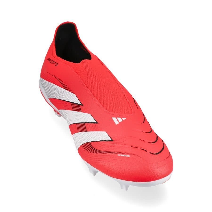 adidas Predator 25 League LL Laceless FG Pure Victory Pack -Lucid Red/White/Black