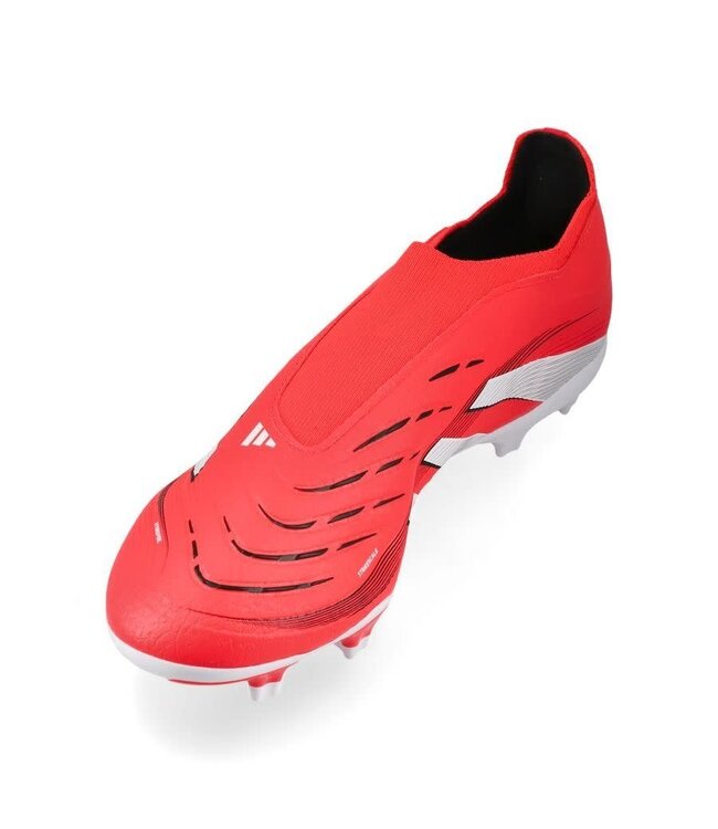 adidas adidas Predator 25 League LL Laceless FG Pure Victory Pack -Lucid Red/White/Black